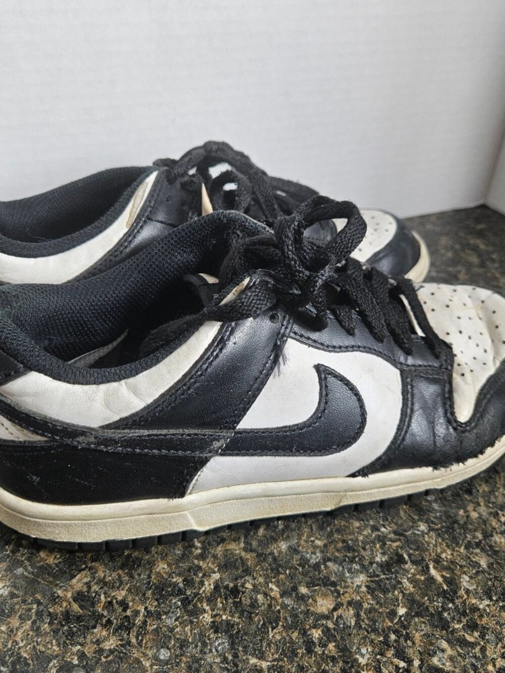 Nike Dunk Low Panda Black White GS 4.5Y Kids Youth
